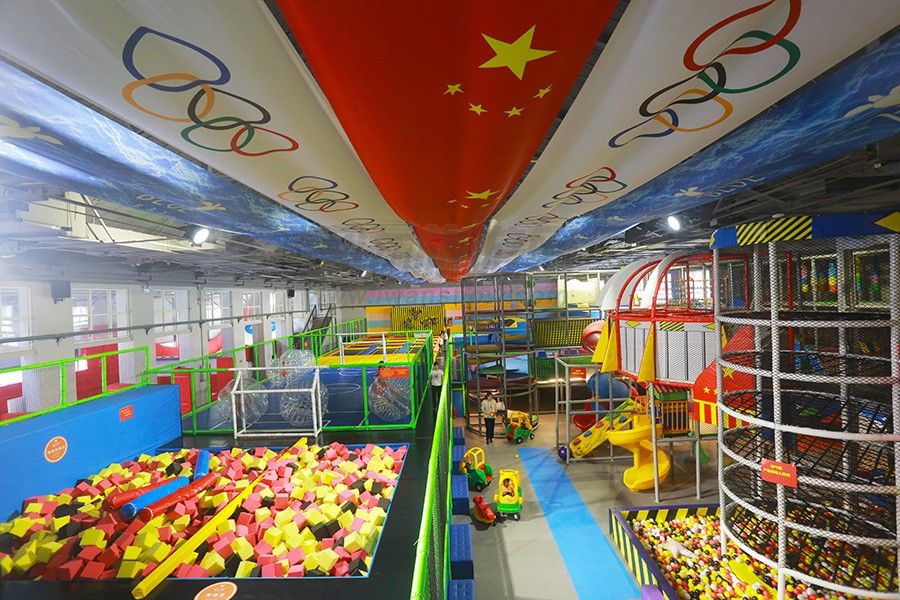 蓝湾地带亲子蹦床馆 蓝湾地带亲子蹦床馆